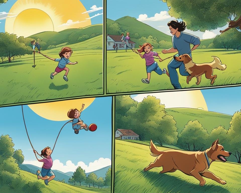 Family enjoying outdoor games in Kansas