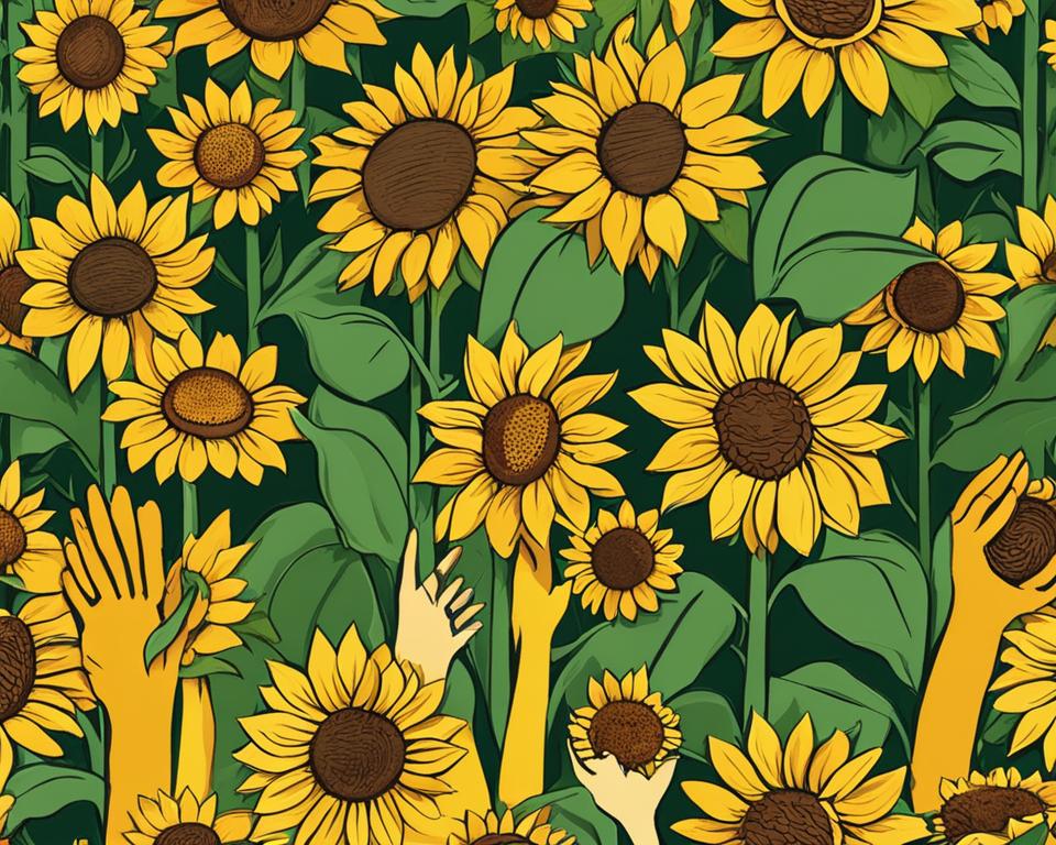 Sunflower Handprints for Kids